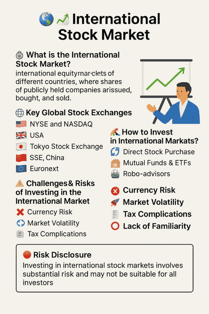 🌍📈 Understanding the International Stock Market: A Global Investment Guide